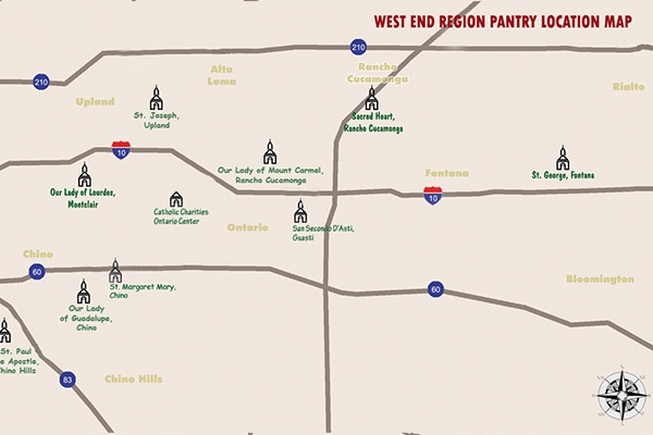 West End Vicariate Map